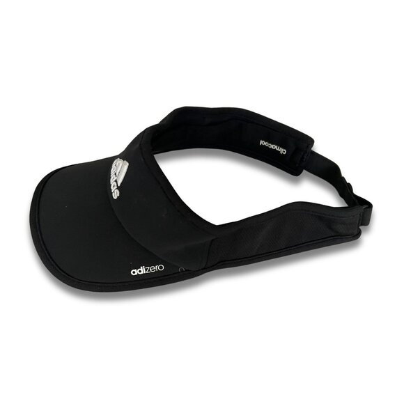 Adidas Adizero Running Visor With Climacool Technology Black Adjustable One Size - Picture 3 of 4